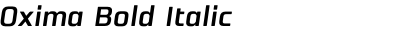 Oxima Bold Italic